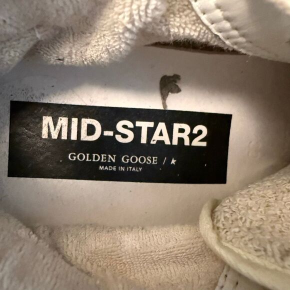 Golden Goose Mid Star with ice-gray suede inserts and white star Size 39 - Picture 7 of 10